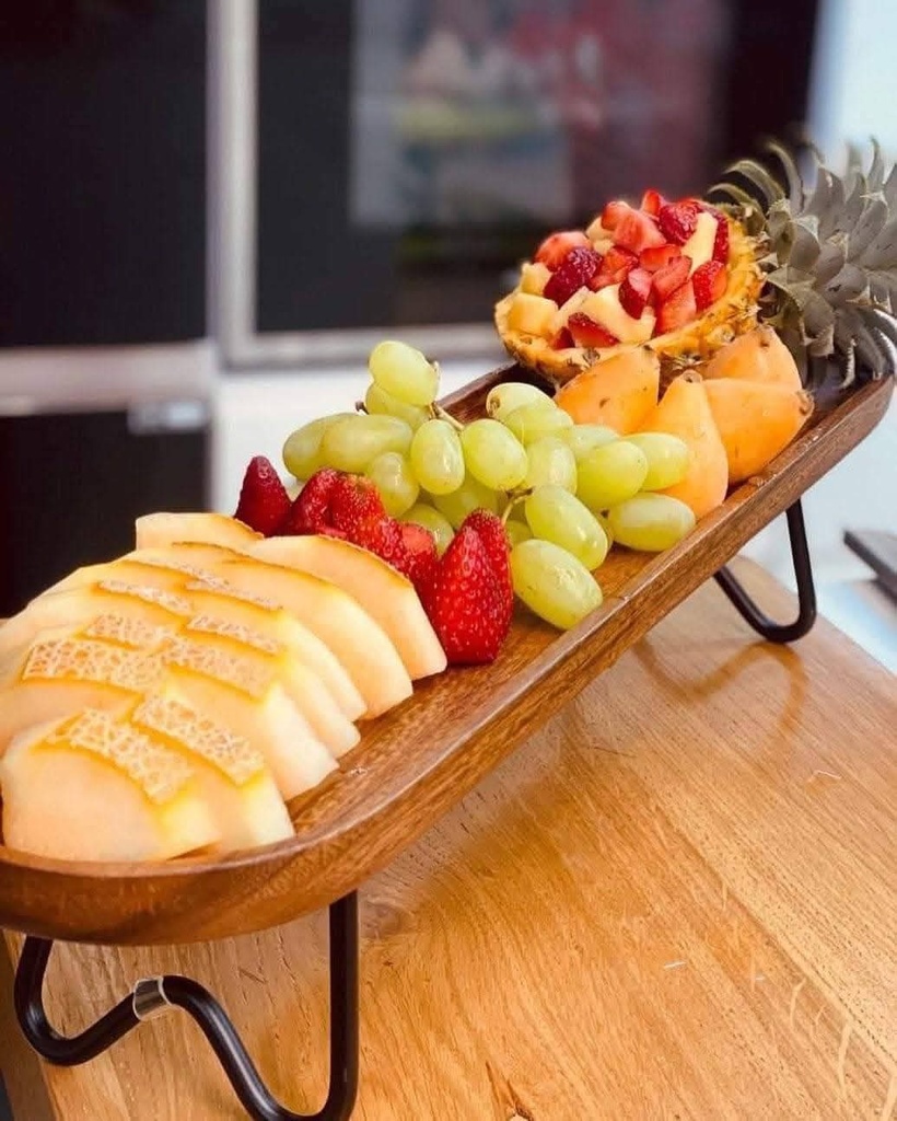 Handmade Egyptian Wooden Fruits Tray