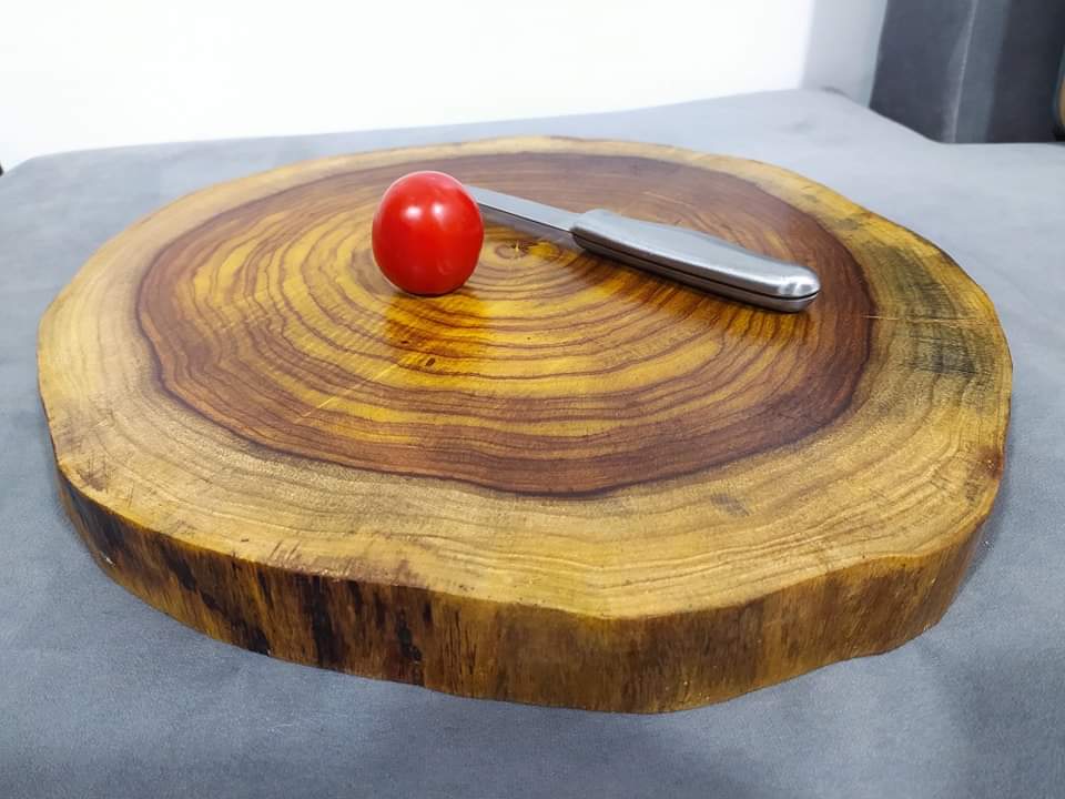 Handmade Egyptian Wooden Cutting Tray