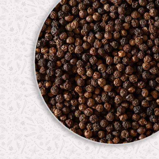 Black peppercorns