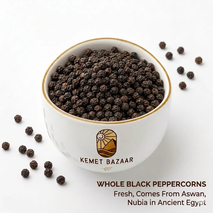 Black peppercorns