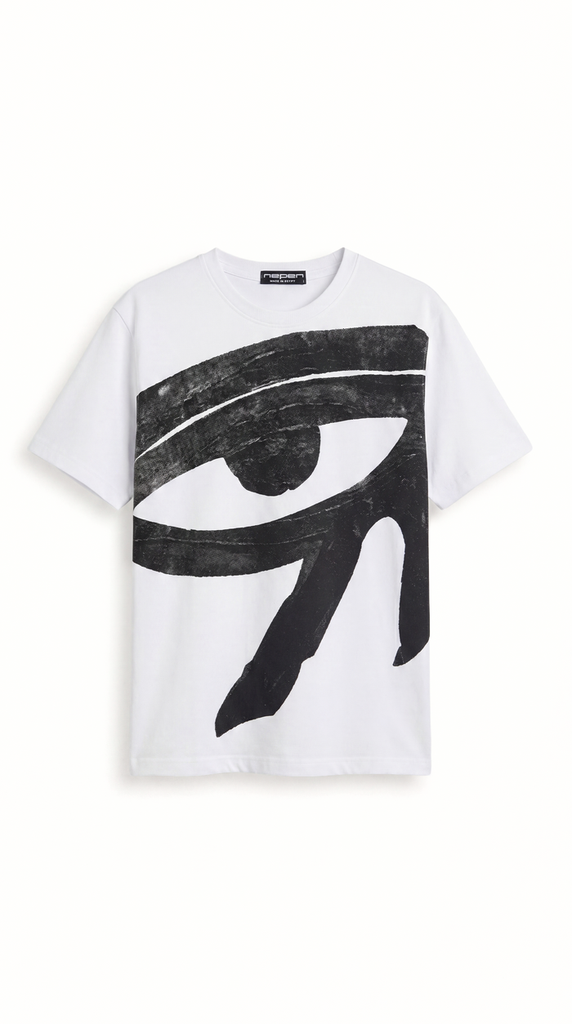 Premium Egyptian Cotton Eye of Horus T-Shirt | Ancient Egypt Graphic Tee | Soft Breathable Unisex Shirt